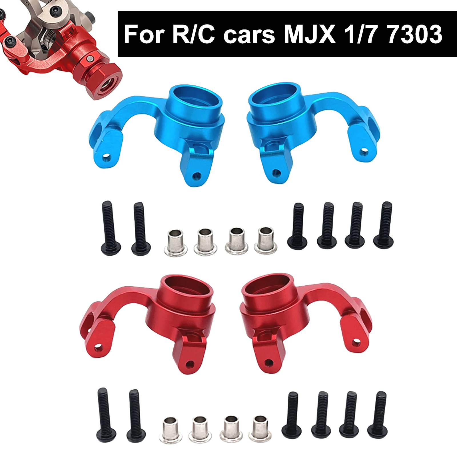 

Metal Swing arm pull rod Steering Cup Parts For Hyper GO MJX 7303 1/7 RC Car Front Steering Cup