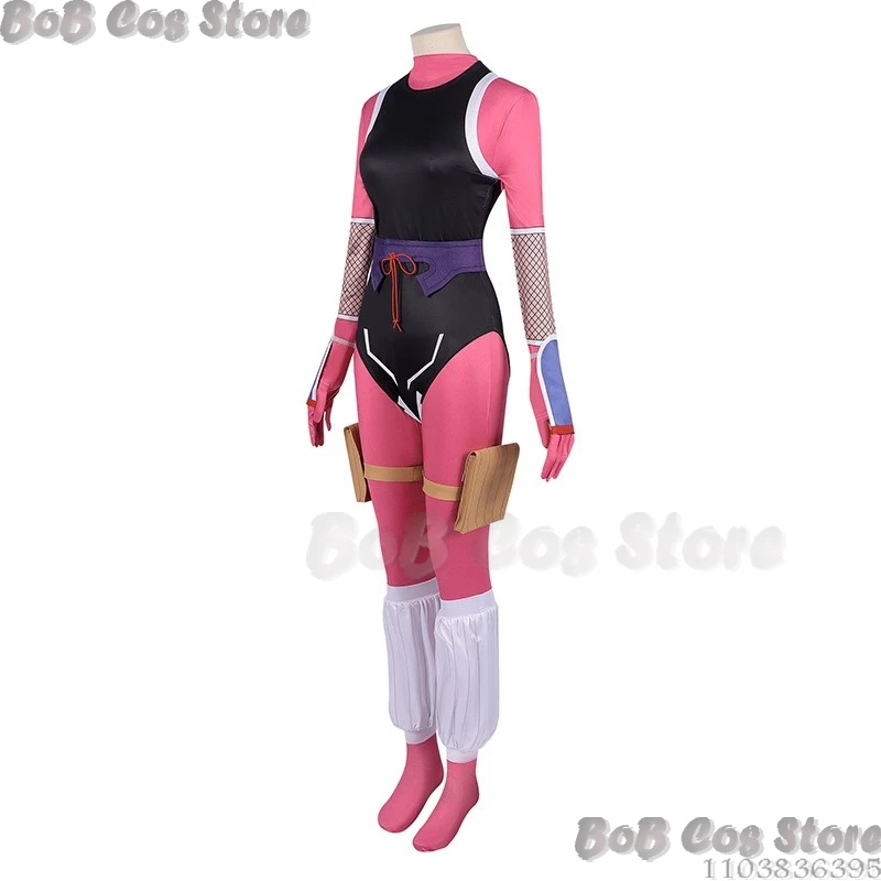 Anime Neet Kunoichi To Naze Ka Dousei Hajimemashita Cosplay Costume Wig Jumpsuit Coat Women Girl Holloween Roleplay Customized