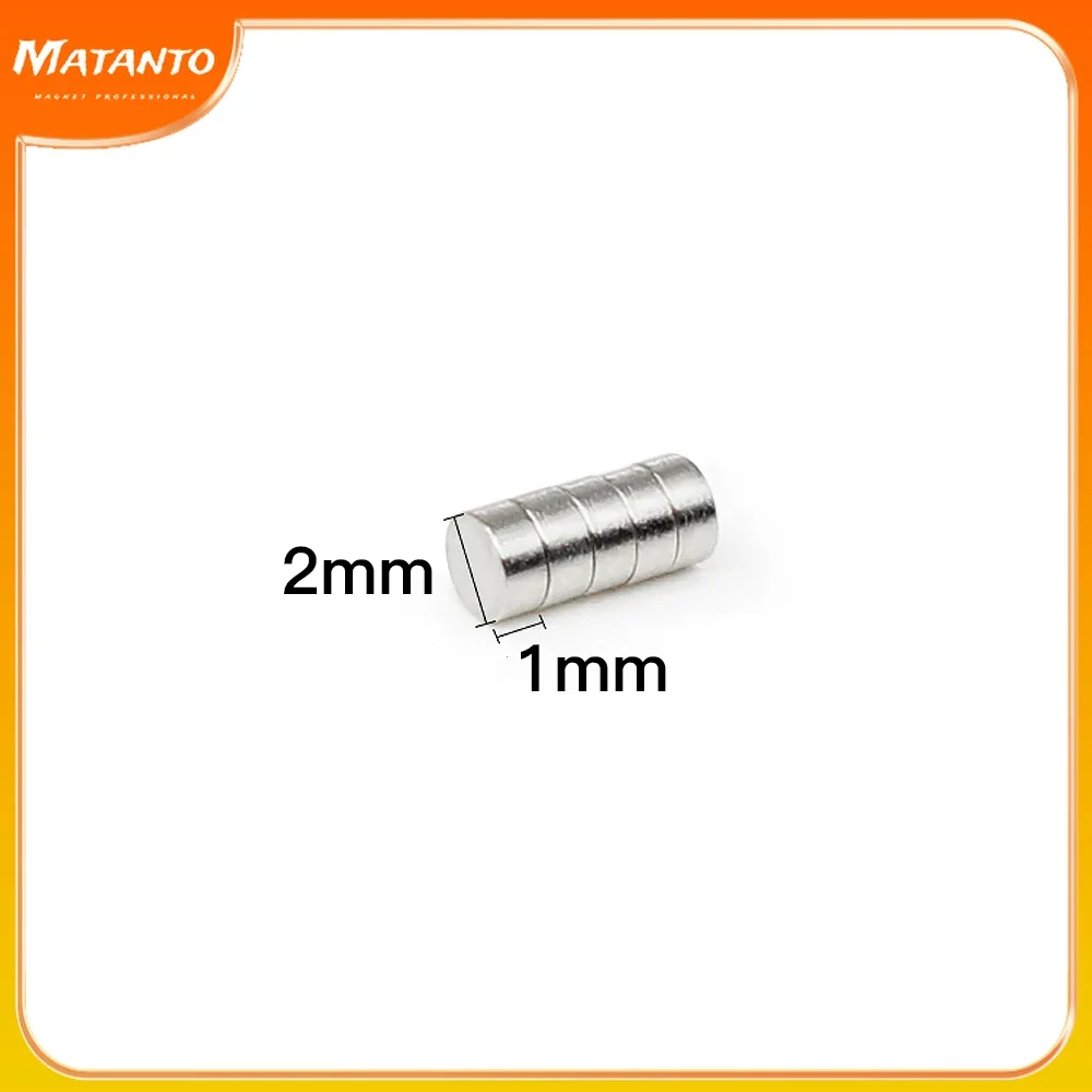 

2x1mm Small Circular Magnets 2x1mm For Home Refrigerators, Offices DIY 2x1mm