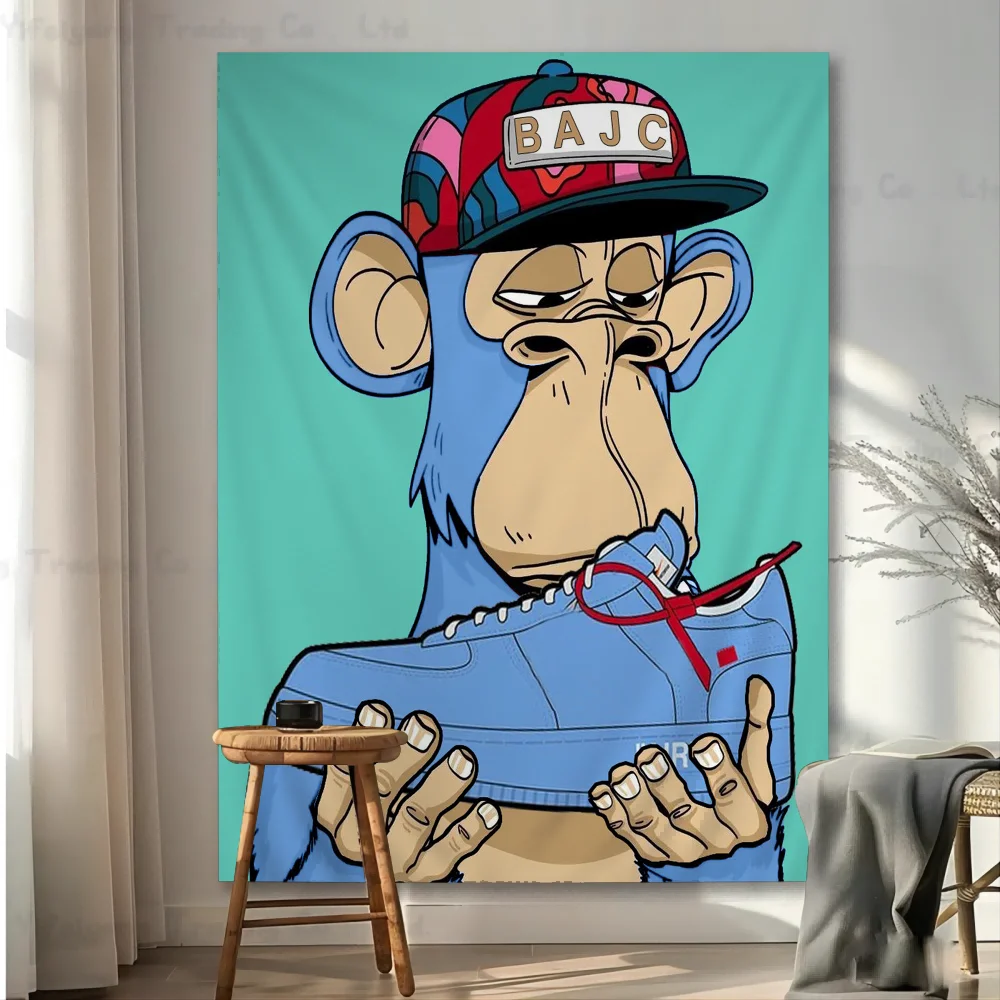 

Sneaker Ape Hanging Bohemian Tapestry Japanese Wall Tapestry Anime Kawaii Room Decor