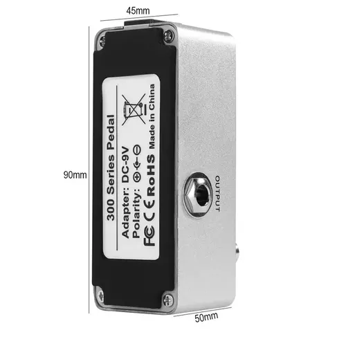 Imagen 2 del producto Rowin-Pedal sintonizador de guitarra, LT-910 de aleación de Zinc, de alta precisión, cromático, accesorios para guitarras eléctricas