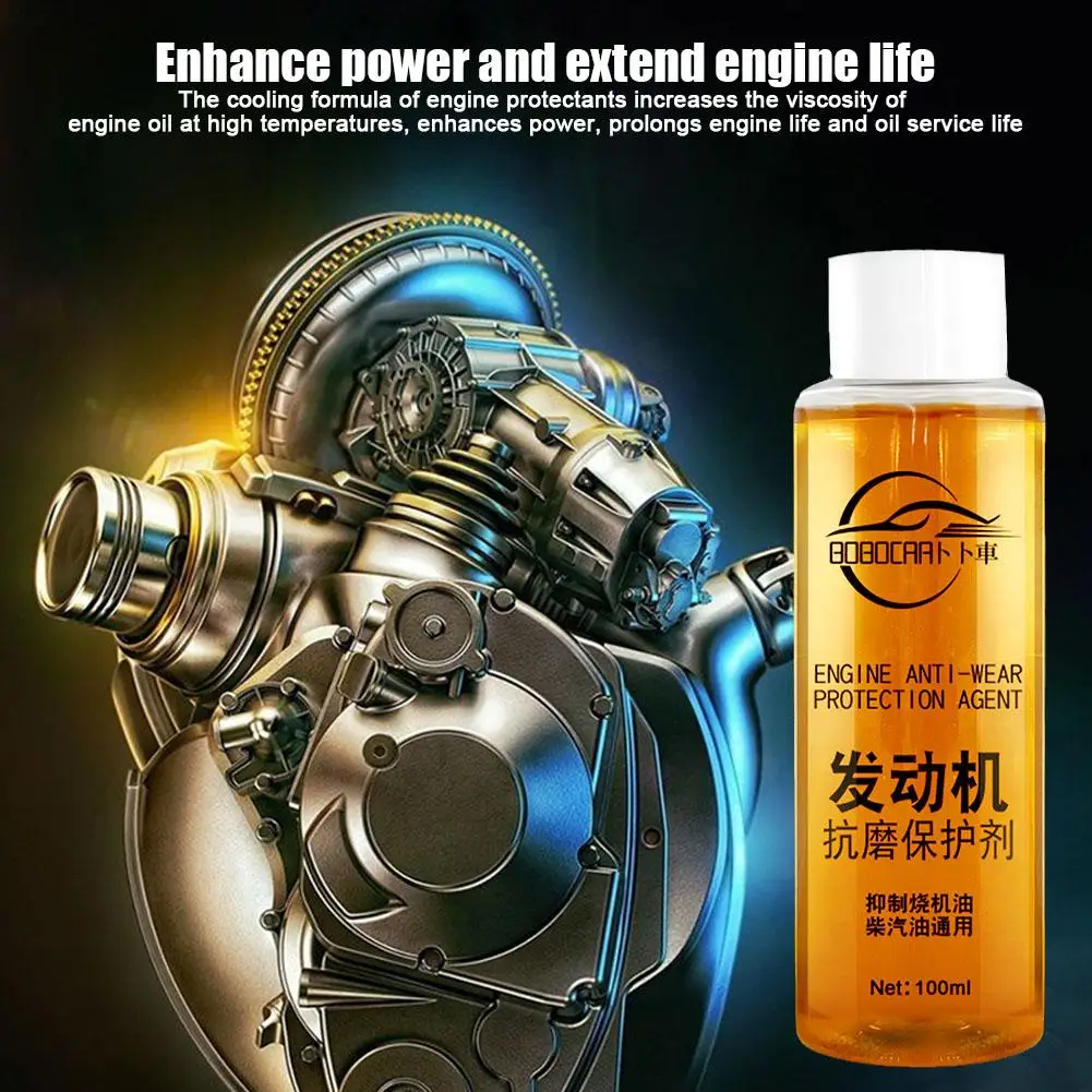 100ML Engine Cylinder Repair Agent Additive Oil For Engine Protection Noise Reduction Anti-Wear Repair Oil Reduce Friction