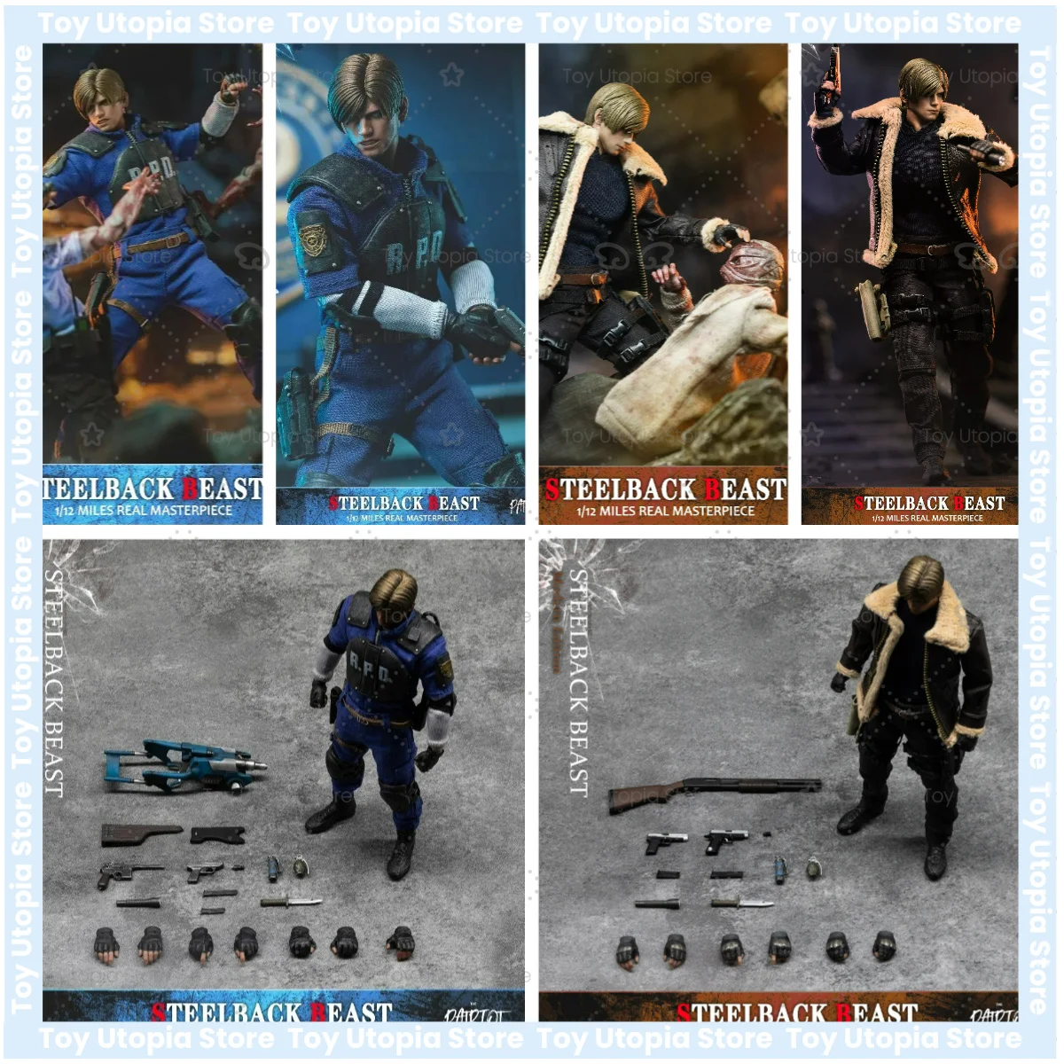 Figura de Acción Spot Patriot Studio 1/12 Resident Evil Kennedy Lyon, Modelo de Juguete Coleccionable