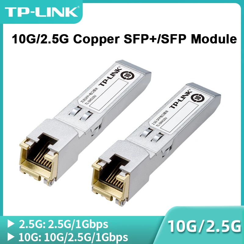 TP-Link Transceiver: Evaluación Profesional del Módulo SFP+ 10GBase-Tx TL-SM510U para Redes de Alta Velocidad
