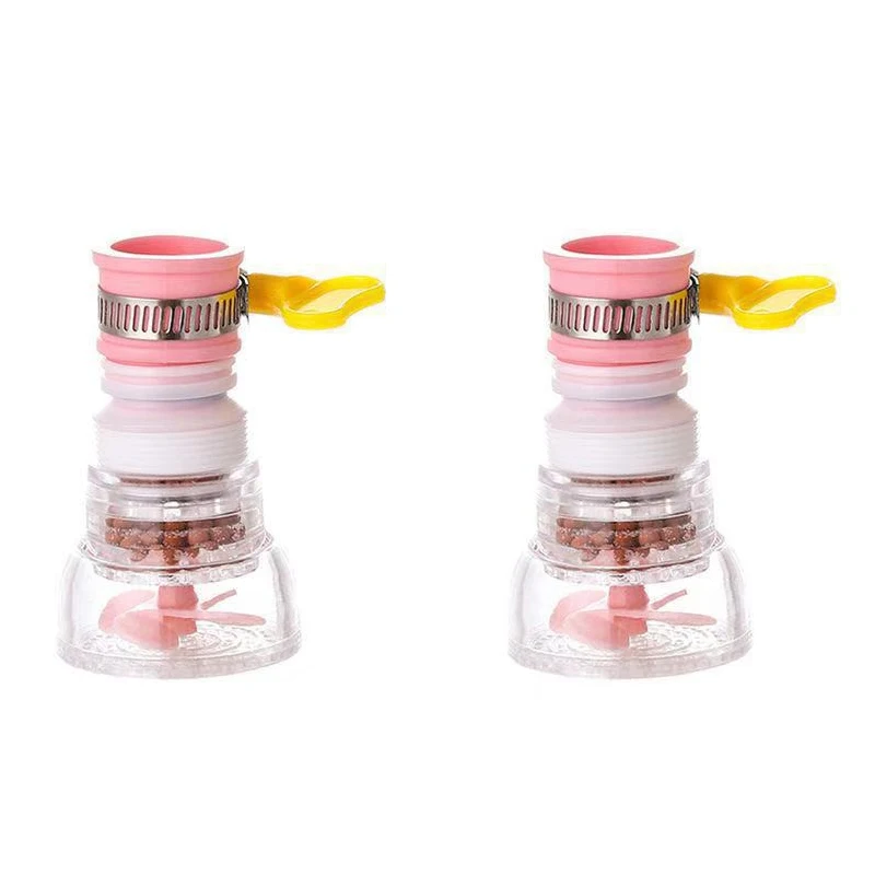 Faucet Splash-proof Head 360° Rotating Kitchen Water Purification Filter Telescopic Rotating Maifan Stone Shower Kitchen Gadget