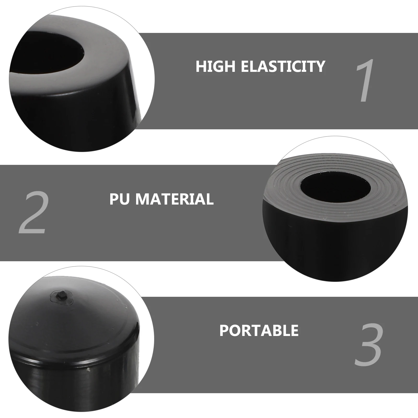 

1 set 1 Set Skateboard Shocking Absorber Pu Material Shockproof Pivot Cups Wear Resistant Longboard Truck Replacement Sliding