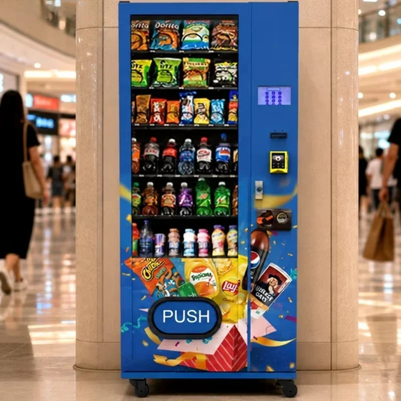 New Design Small Cold Drink Vending Machine for Foods and Drinks Mini Soda Machine Space-saving Beverage Dispenser