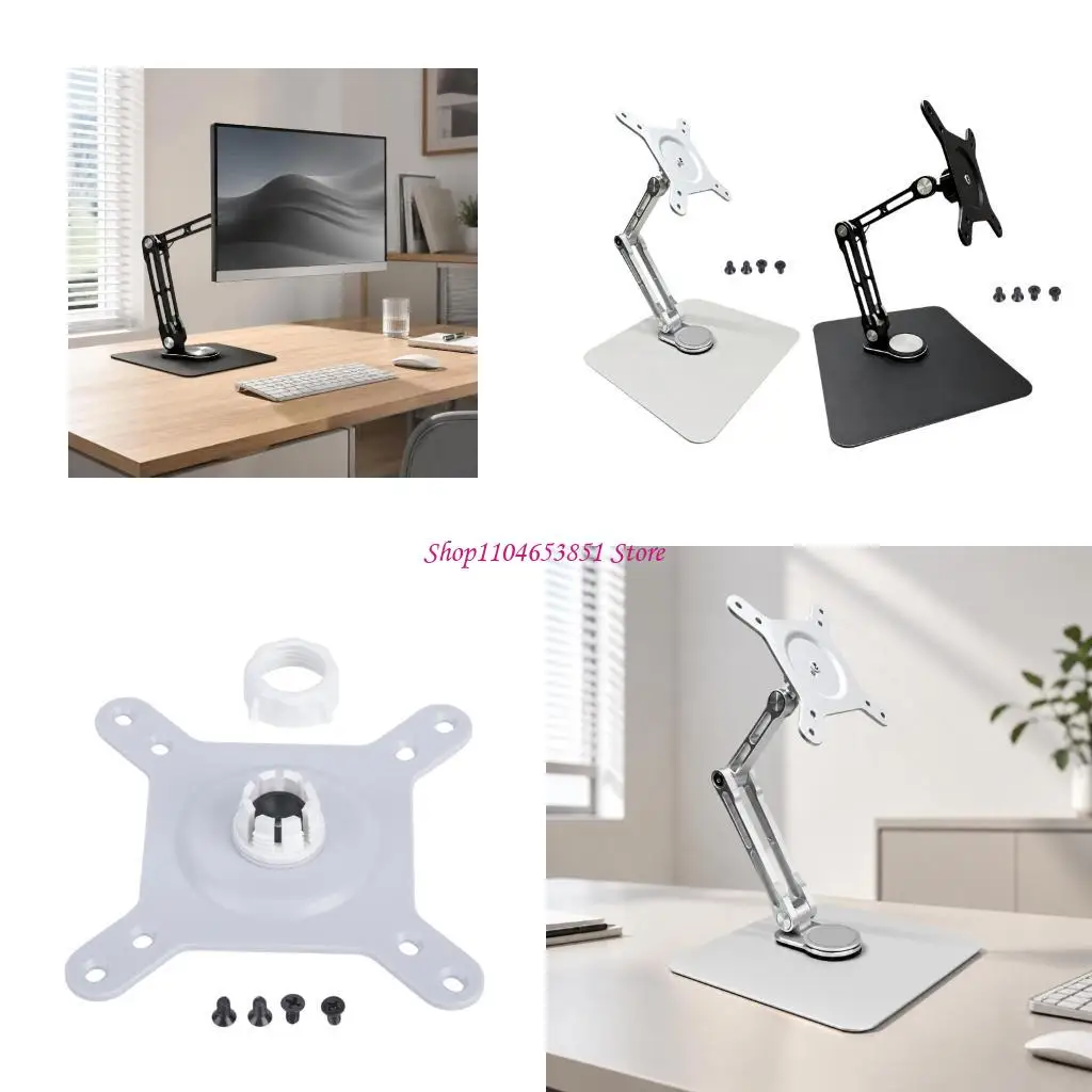 VESA Desktop Display Stand with Jointed Screen Positioning Arm 