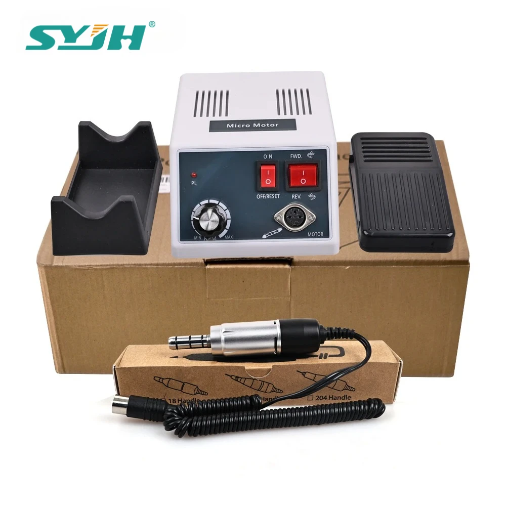 Dental Micromotor Motor Polishing Machine E-Type 35000 RPM With FX Series Low Speed Handpiece for Polishing Grinding Teaching