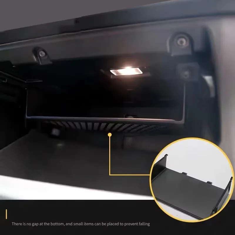 Für Volvo Handschuhfach-Trennwand S60 V60 XC60 S90 V90 Aufbewahrung und Organisation von Auto-Innenausstattung – Detail 2