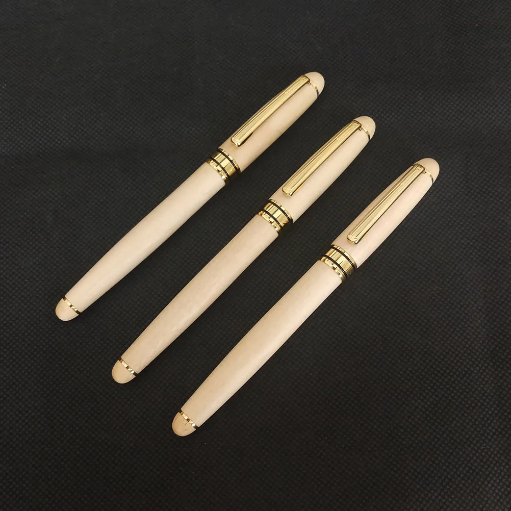

1Pcs Wooden Calligraphy Pen Premium Natural Wood Signature Pen for Hand Lettering Illustration Art Drawing Writing Students