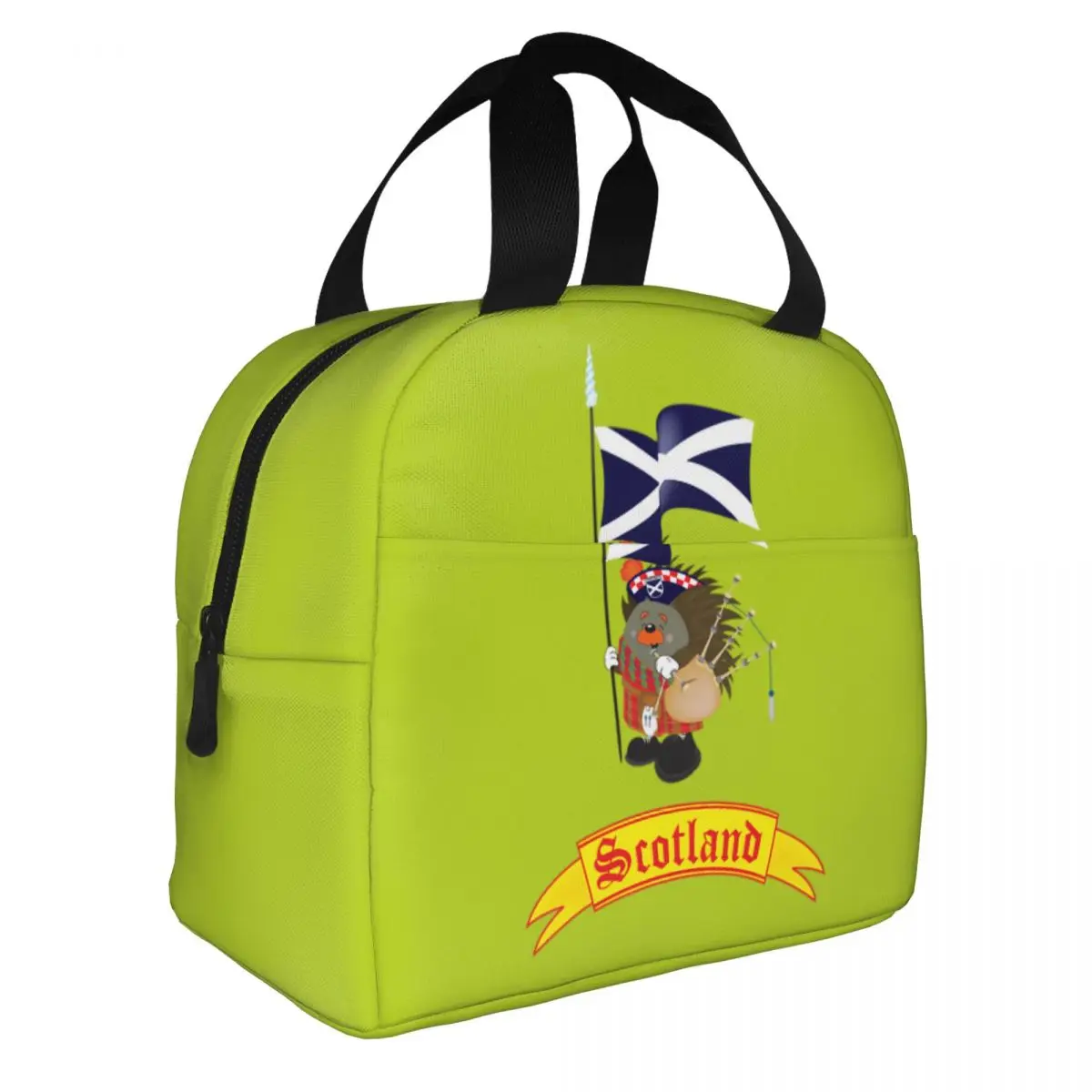 Greetings From Scotland Portable Insulation Bag Lunch Box Rice Picnic Storage Bag Waterproof Storage