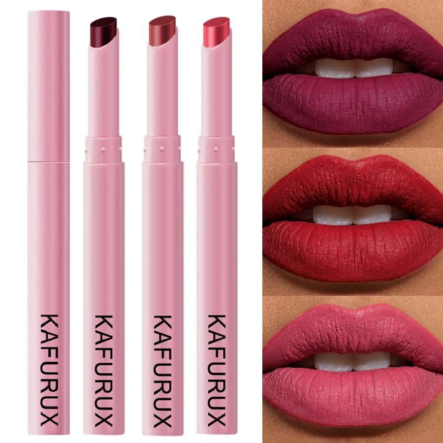 15 colori 1PC rossetto sfumato finitura velluto opaco penna per labbra liscia trucco coreano per donne tinte labbra altamente pigmentati