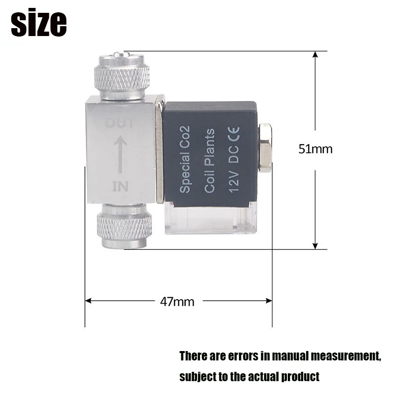 ZRDR aquarium new low temperature CO2 solenoid valve single head double head style DC12V (110-240V)