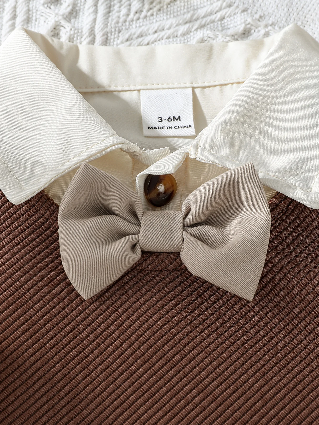 Jesienny garnitur dla niemowląt w stylu angielskim z kamizelką i trzyczęściowym zestawem z długim rękawem dla 1-letniego chłopca w stroju formalnym