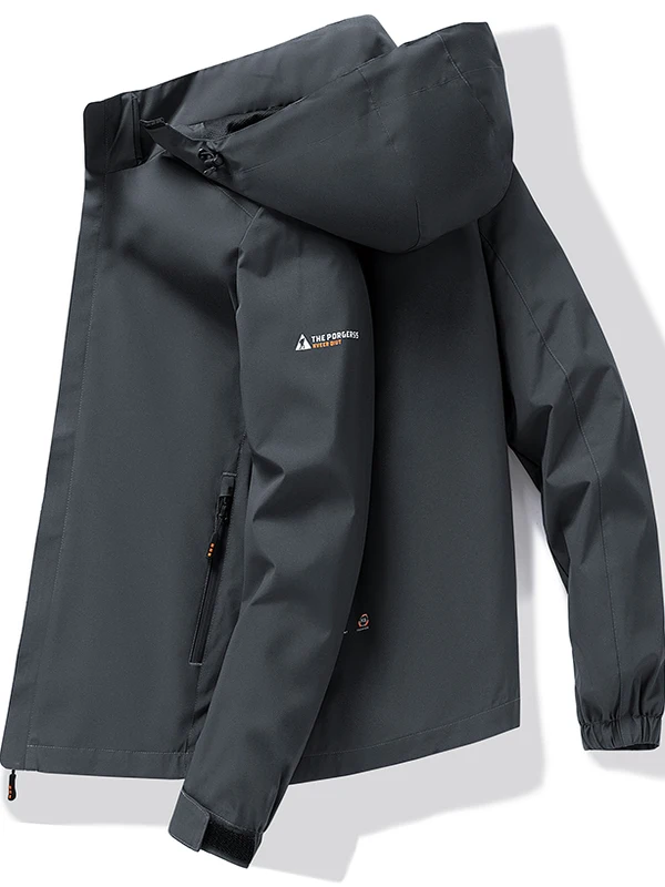 

Мужская ветрозащитная водонепроницаемая мягкая куртка для активного отдыха, спортивная одежда для альпинизма, осенняя новинка, подходит для мужчин среднего и пожилого возраста