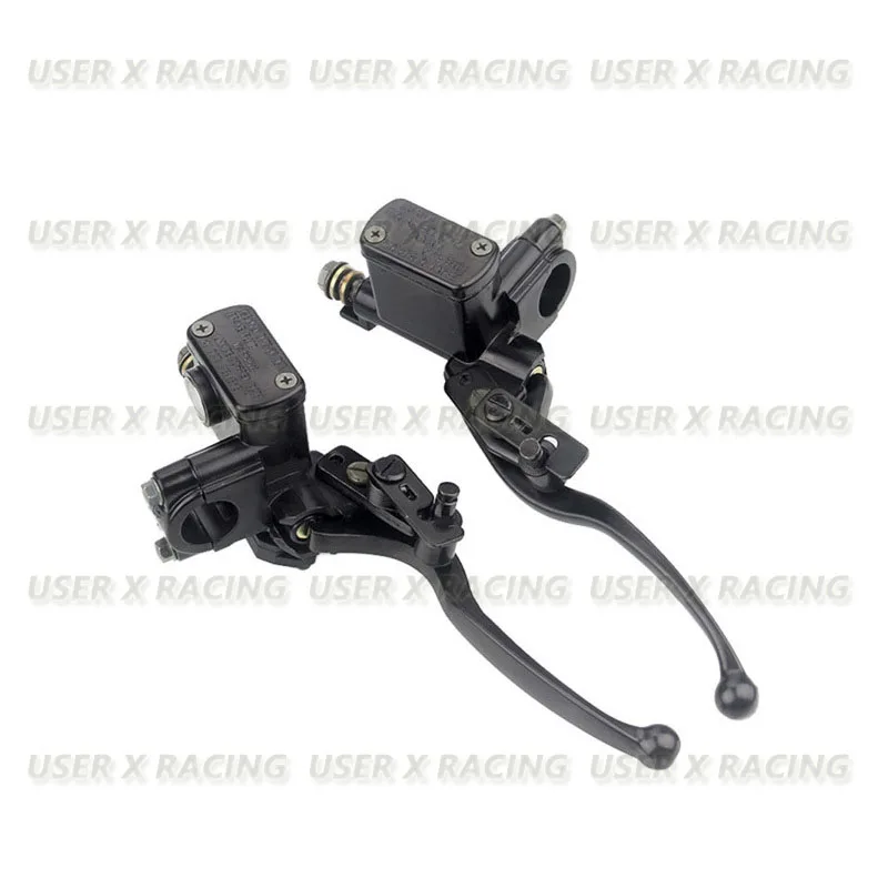 USERX Motorcycle Front Brake Clutch Master Cylinder Hydraulic Brake Lever Aluminium alloy For 50cc 110cc 150cc Dirt Pit Bike ATV