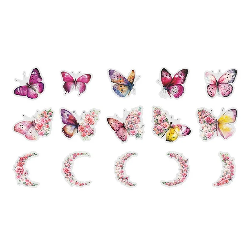 

CYGJ-Retro Notebook Decoration Material Stickers DIY Decorative Sticker For Notebook Labels,