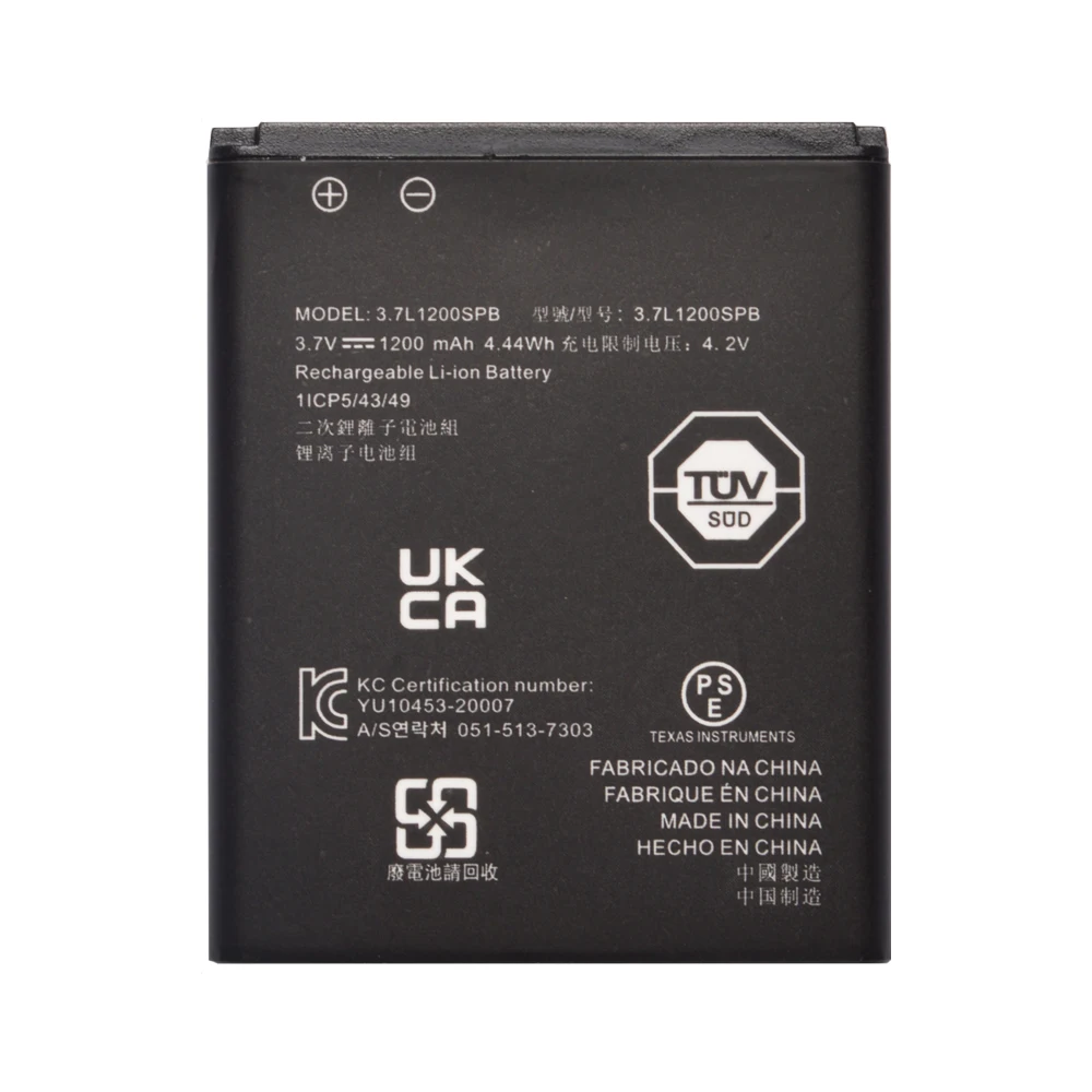 Nowa bateria zamienna 3.7L1200SPB do kalkulatora graficznego Texas Instruments TI-84 TI84 CE CX CAS 3.7V 1200mAh Części — zdjęcie produktu 6