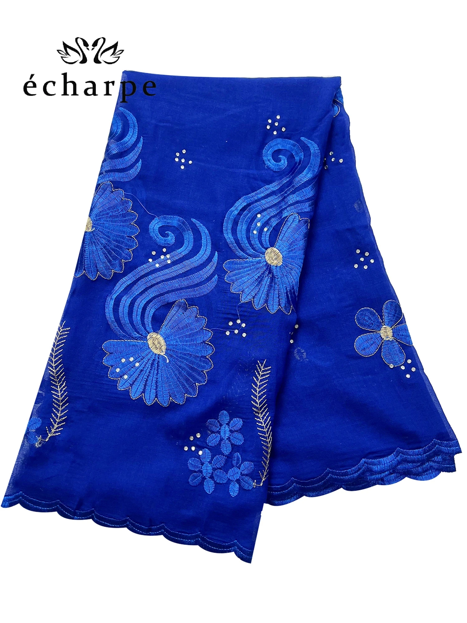 

Новый дубайский платок 2022 года для мусульманок, африканский хиджаб из 100% хлопка, исламский хиджаб, пашмина, тюрбан, головной платок с вышивкой, шали.