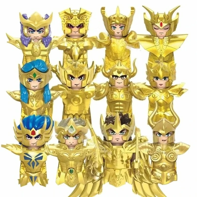 Ensemble de figurines Saint Seiya modèle Athènes, personnage de dessin animé, jouet cadeau