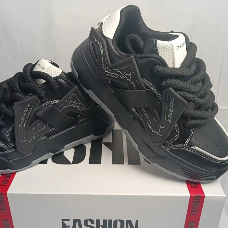 Ins style national trend niche high-end white shoes for women 2024 autumn new casual versatile sports bread shoes