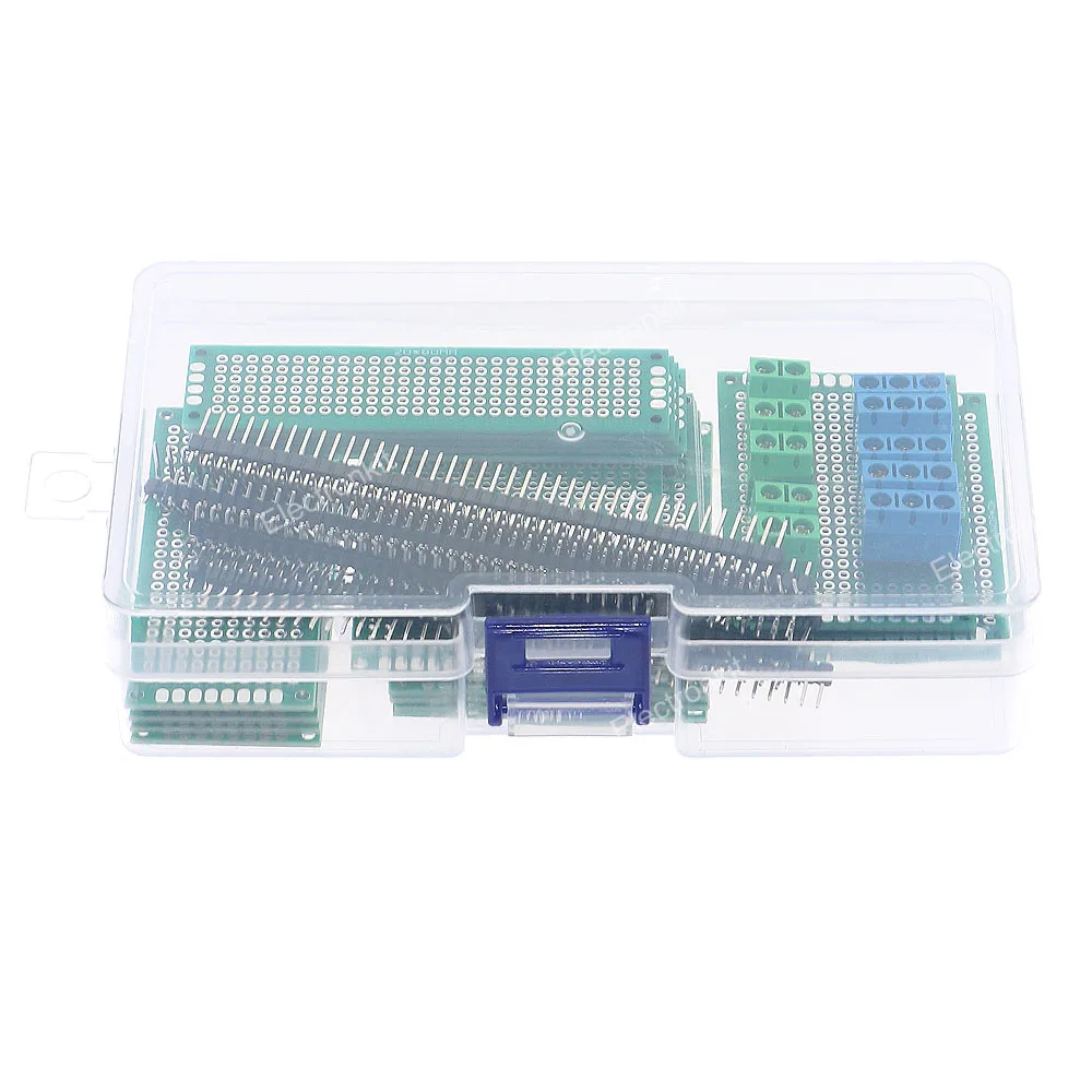 40pcs 5x7 4x6 3x7 2x8cm Double Side Prototype PCB Printed Circuit Board Soldering Board