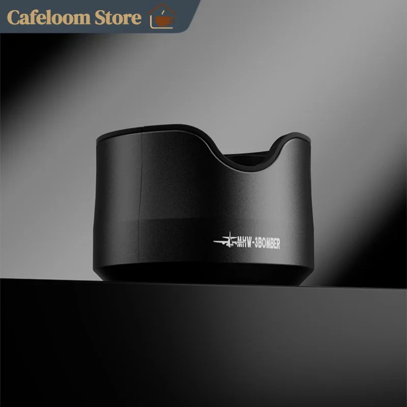 

MHW-3BOMBER Obsidian Espresso Tamper Station Universal Coffee Portafilter Base Fits 51mm/53mm/58mm Coffee Tamping Base