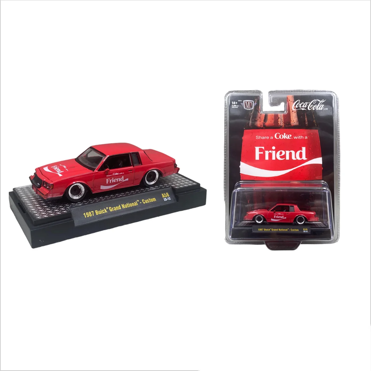m2-マシンズ-1-64-スケール-ダイキャスト合金-1987-ビュイック-グランド-ナショナル-カスタム-おもちゃの車のモデル-クラシック-大人用ギフト-お土産-静的ディスプレイ