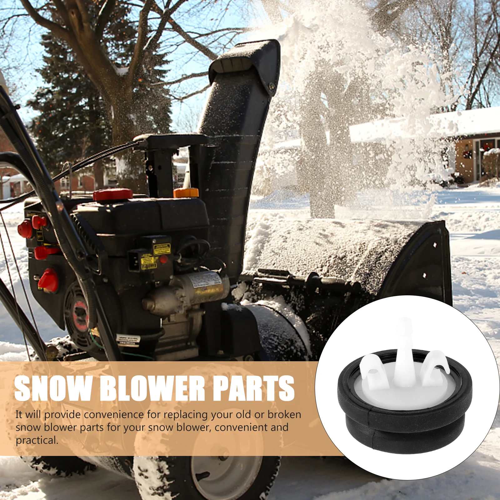 

5 Pcs Snowplow Cover Blower Parts Bulbs Replace Attachment Primer Durable Supplies Sweeper Simple