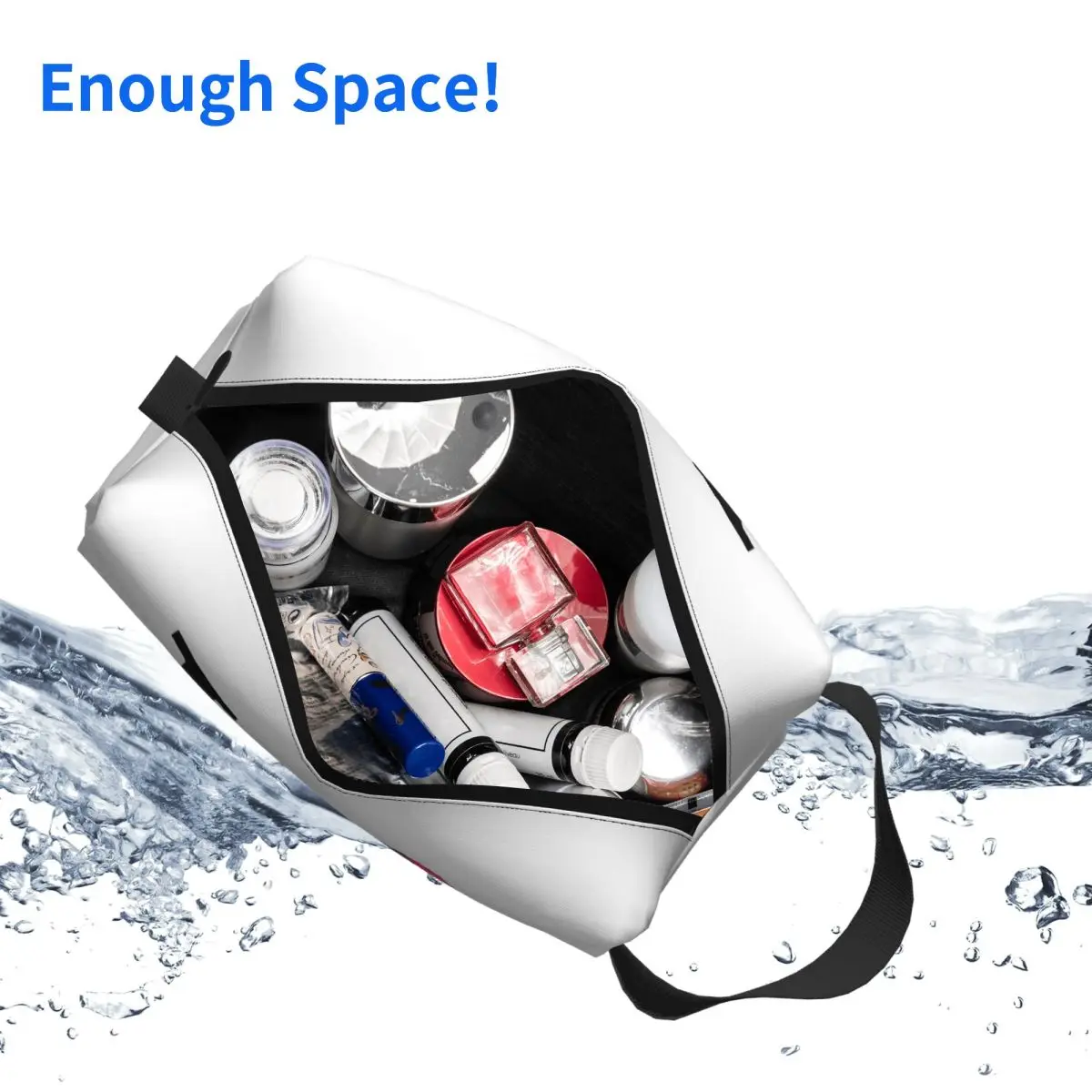 I Love Lucio101 Makeup Bag Cosmetic Organizer Storage Dopp Kit Toiletry Cosmetic Bag for Women Beauty Travel Pencil Case