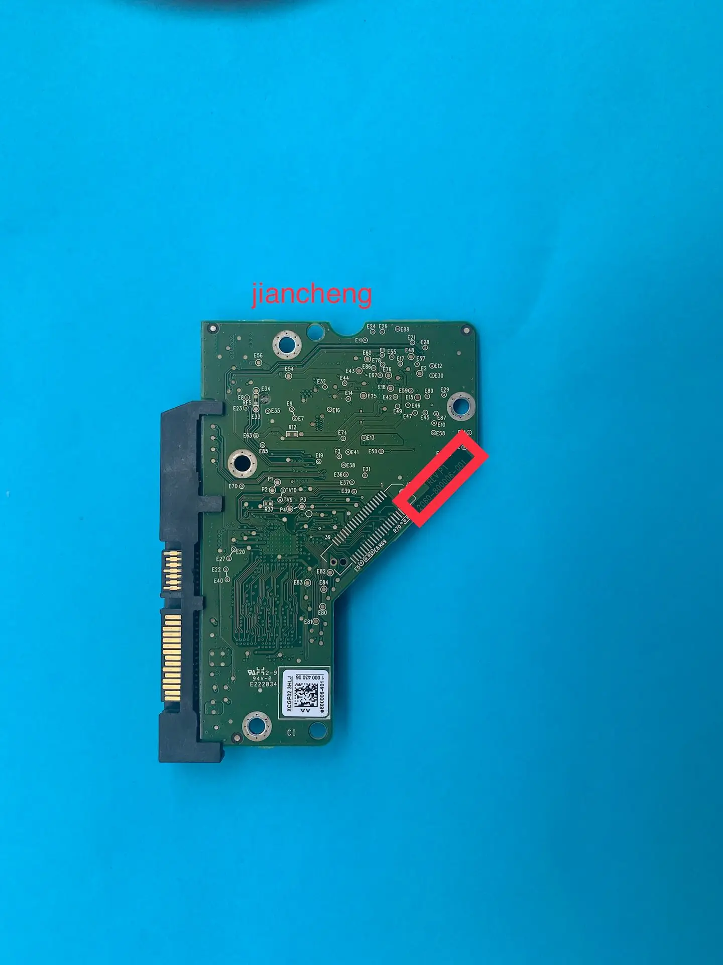 Placa de circuito de disco duro WD PCB HHD, 2060-800006-001 Rev P1