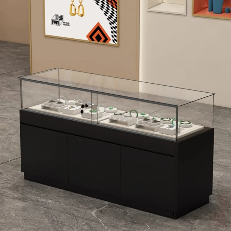 Custom.Modern Jewelry Display Counter Design Store Furniture - Glass Jewelry Display Cabinet Luxury Jewelry Display Cabinet
