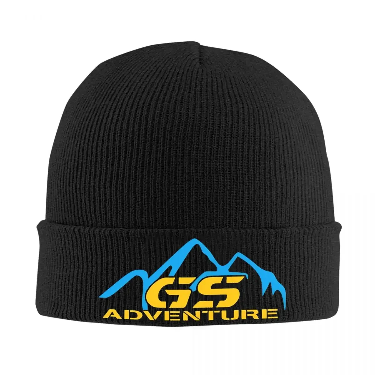 Gs Adventure Graphics Brands Knit Hat Beanie Winter Hats Warm Hip-hop Motorcycle Moto Ride Caps for Men Women Gifts