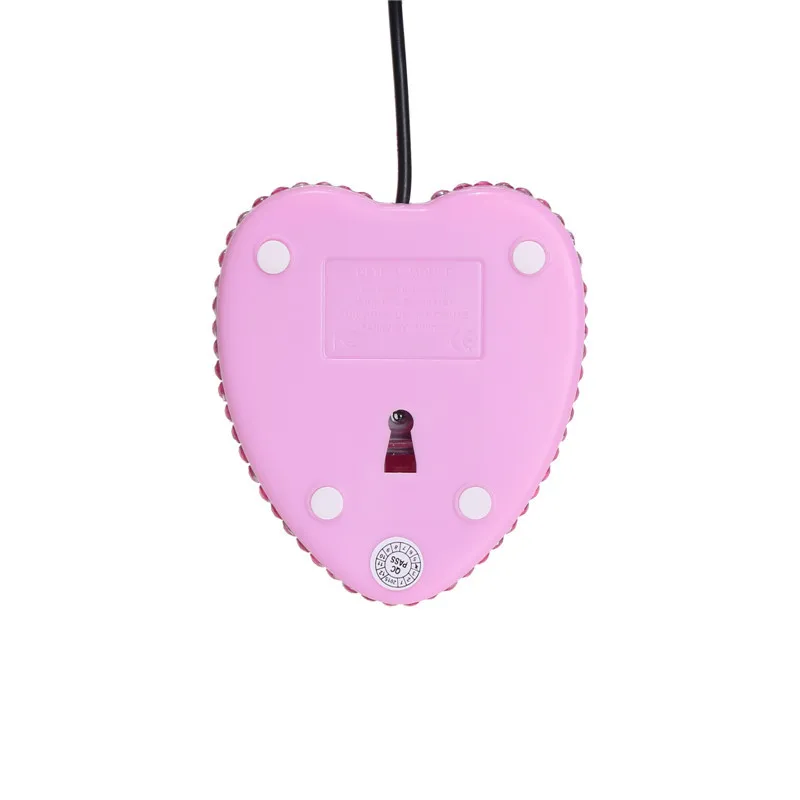 Mouse komputer, hadiah kreatif Optoelektronik Pink USB komputer kabel Desktop Laptop kantor rumah produsen Mouse dalam stok