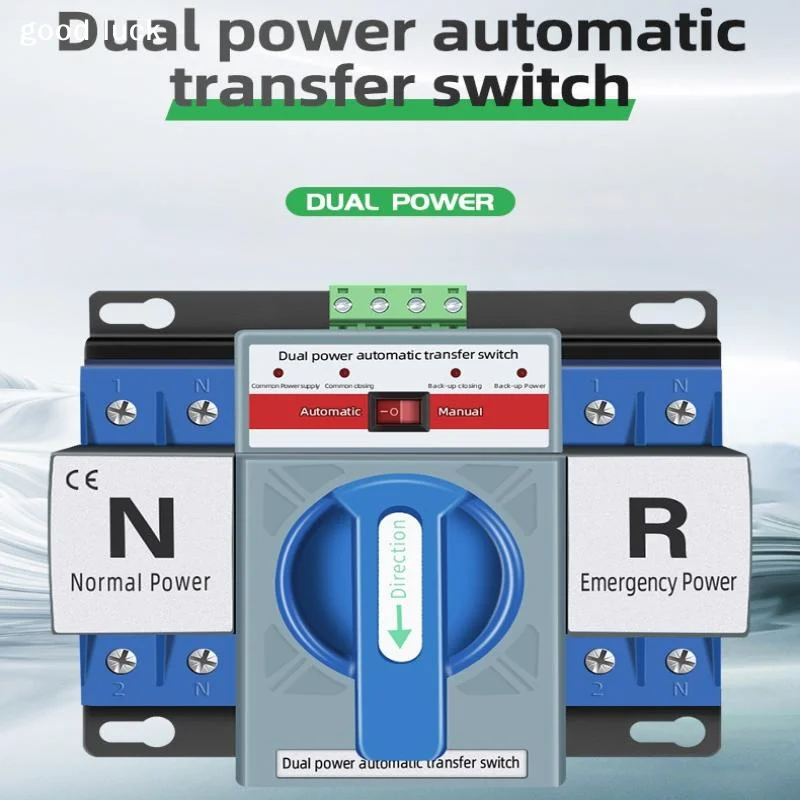 AnswerDual Power Automatic Transfer Switch 2P 63A 220V Dual Power Auto Transfer Switch Electrical Switch
