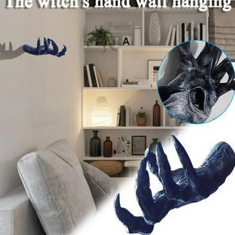 

Home Decoration Witch's Hand Wall Hanging Resin Crafts Devil Hand Claw Creative Sculpture Living Room Wall Bedroom Decoration