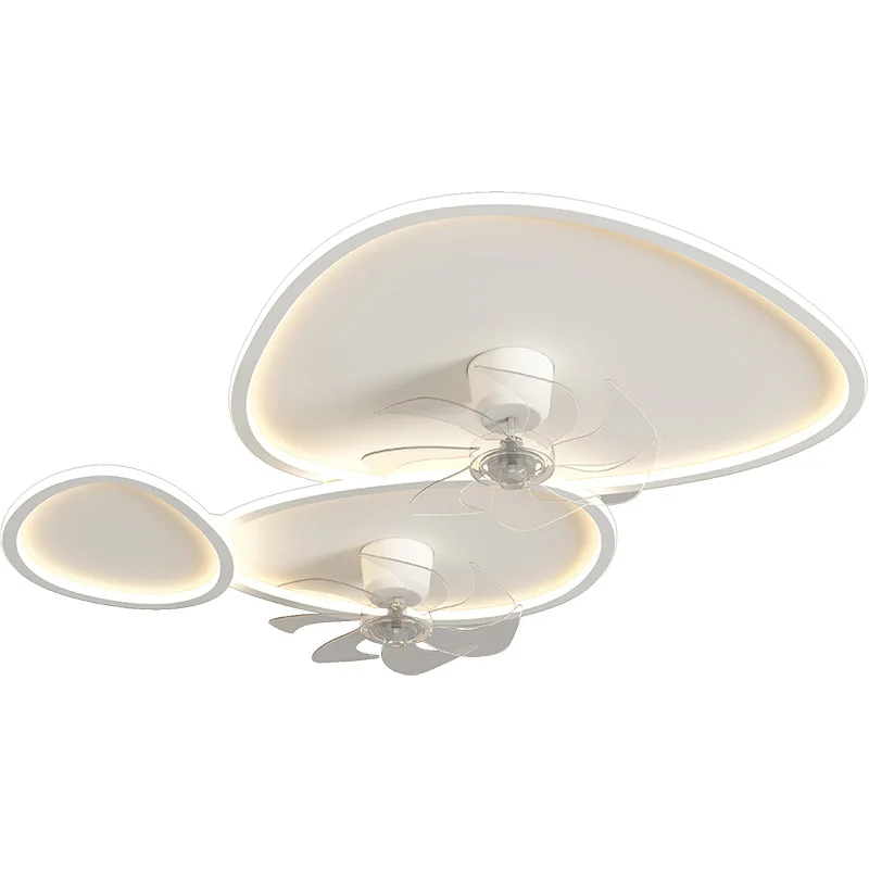 

Integrated ceiling light with fan, living room light, simple modern main light, intelligent silent minimalist fan bedroom light