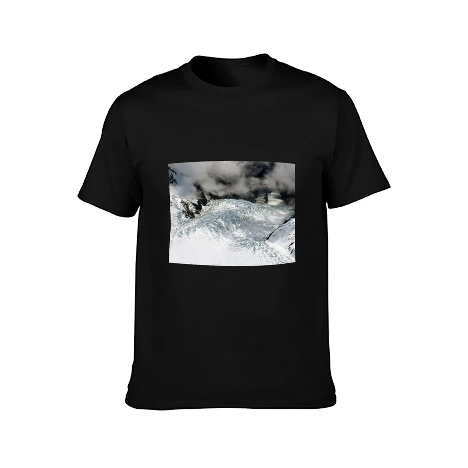 Fox Glacier from Above T-Shirt Plus Size Lightweight Top