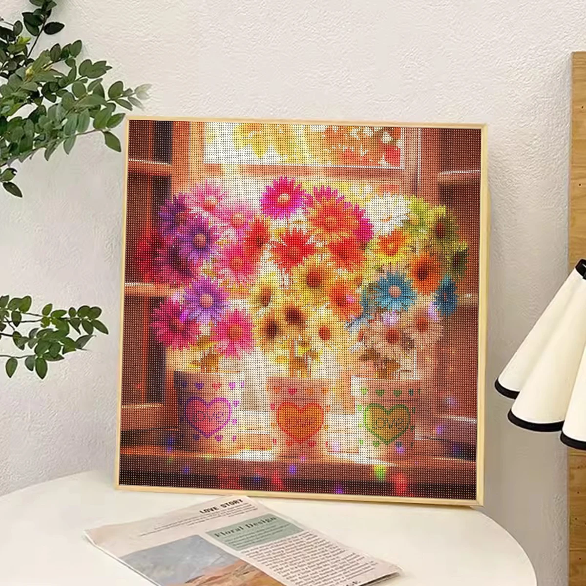 SDOYUNO DIY 5D ダイヤモンドペインティング フ - Embroidery Ideas For Bags のレビューと価格