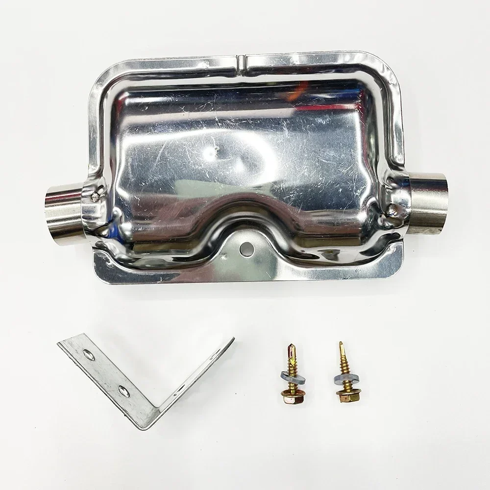 24mm Muffler Silencer S Curved Upgraded Car Air Diesel Parking Heater Exhaust Pipe Stainless Steel for Webasto Eberspacher