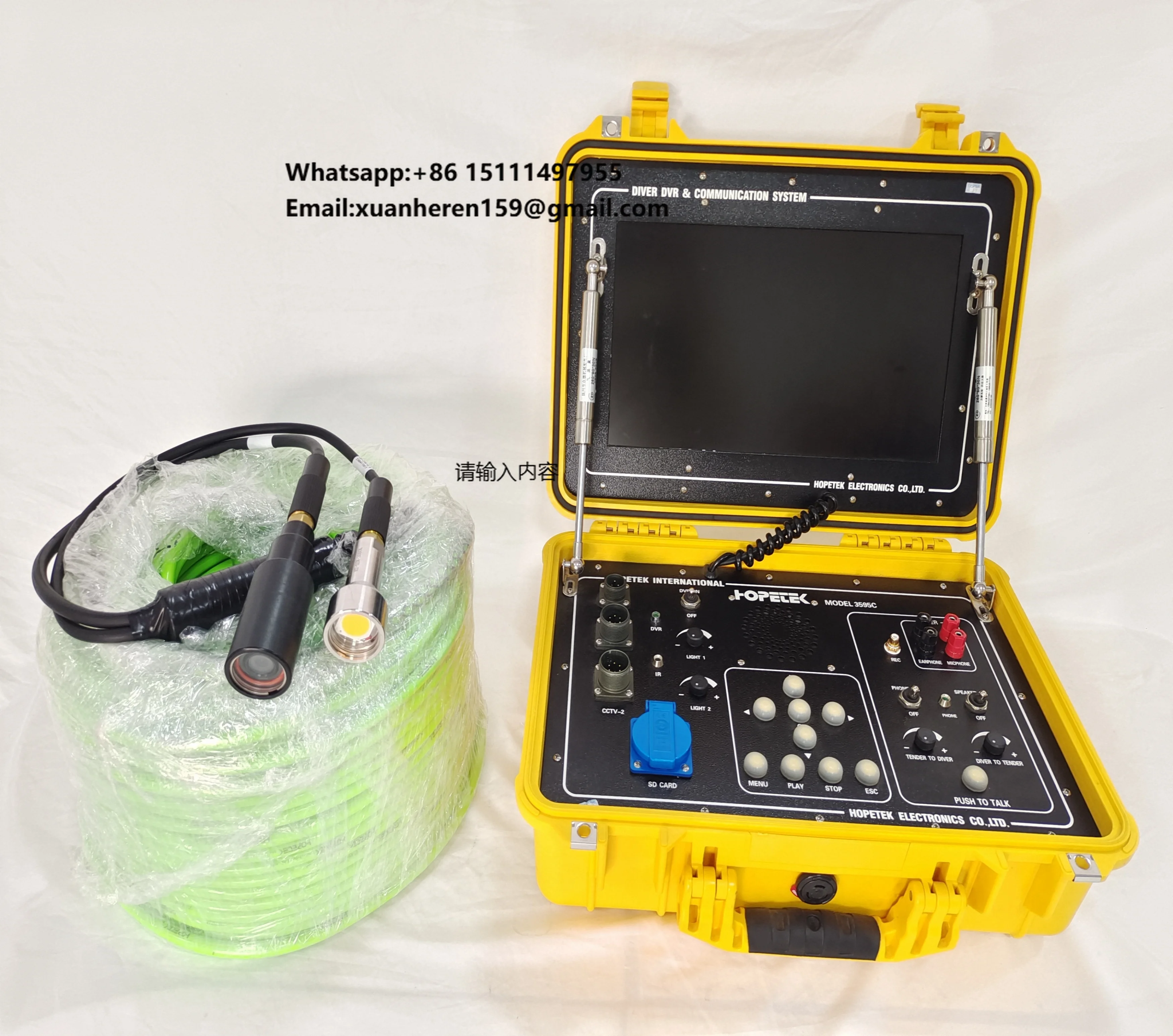 HOPETEK Factory Direct Sale Commercial Diving HD1080P HT-3595C Two Diver Underwater Video Systems Commercial Diving Equipment
