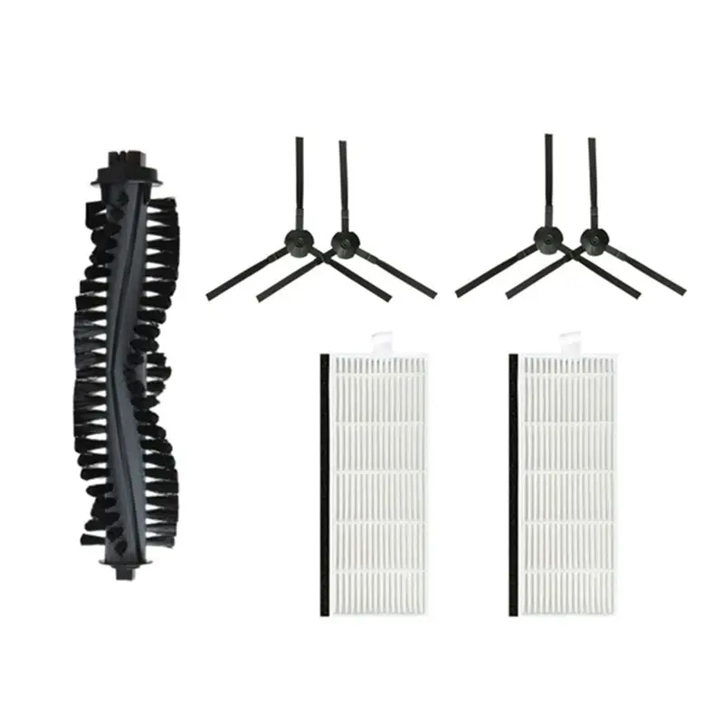 

Запасные части ABRN: основная щетка, HEPA-фильтр, боковая щетка для робота-пылесоса Ilife A4 A4S A40, для Ecovacs CEN550