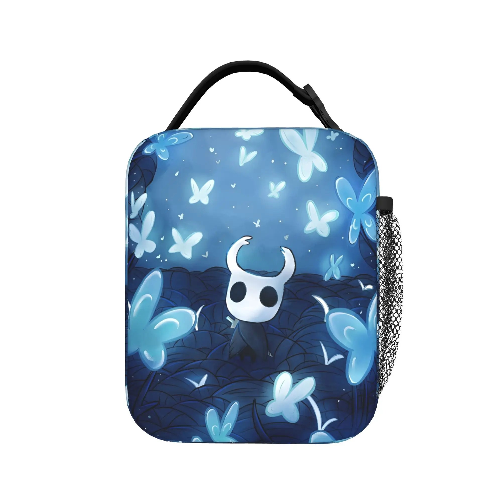 Hollow Knights Cartoon Thermal Insulated Lunch Bags for School  Portable Food Container Bags Cooler Thermal Lunch Box
