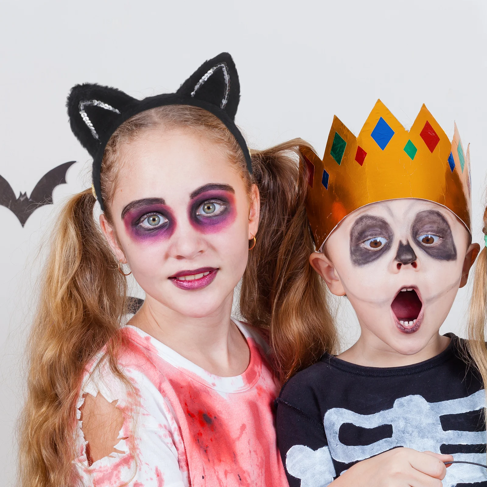 1 Juego de diadema con orejas, accesorios de disfraz de Halloween peludos y suaves para adultos, Cosplay, accesorio de cola, vestido