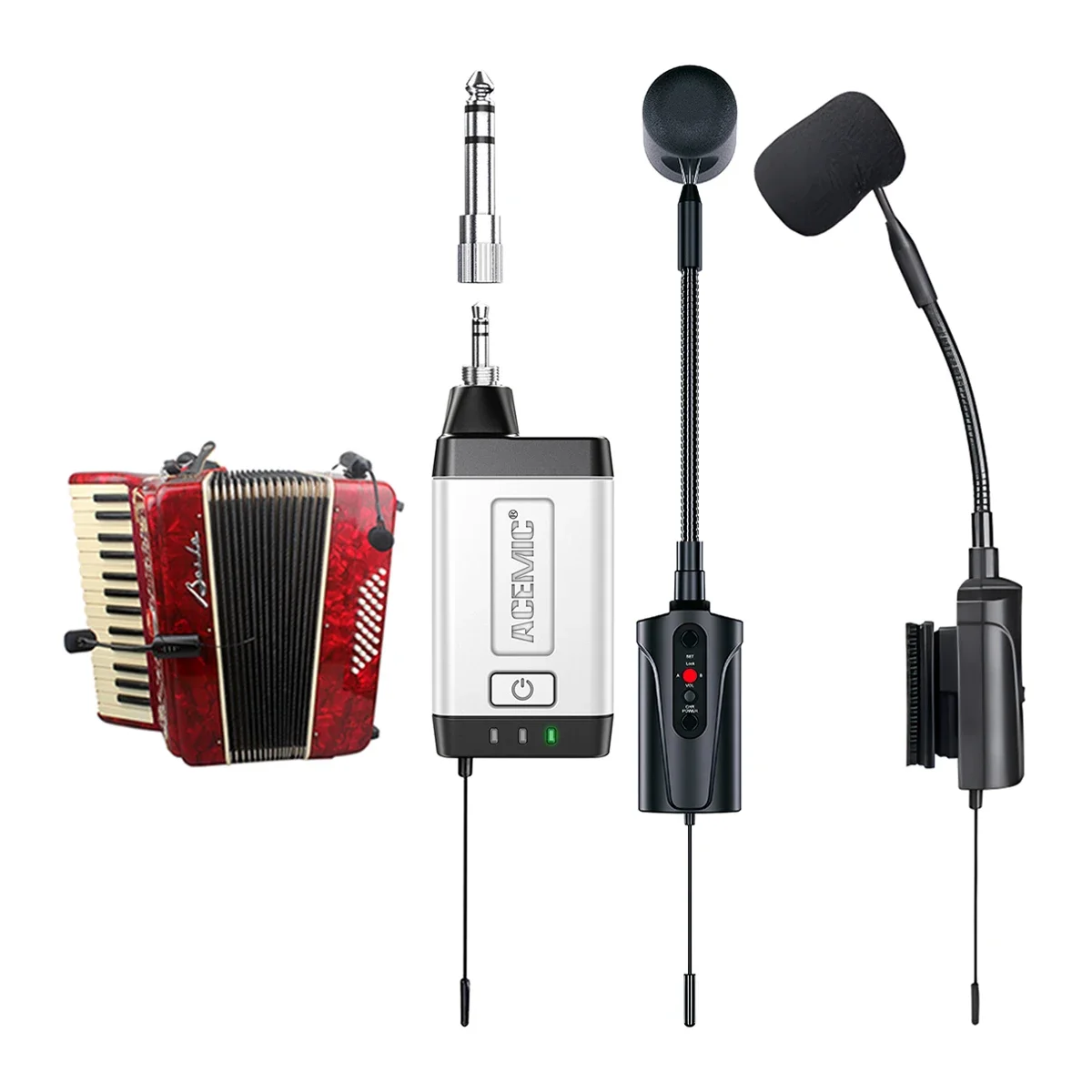 

Wireless Accordion Microphone Acemic Q2/AT-5