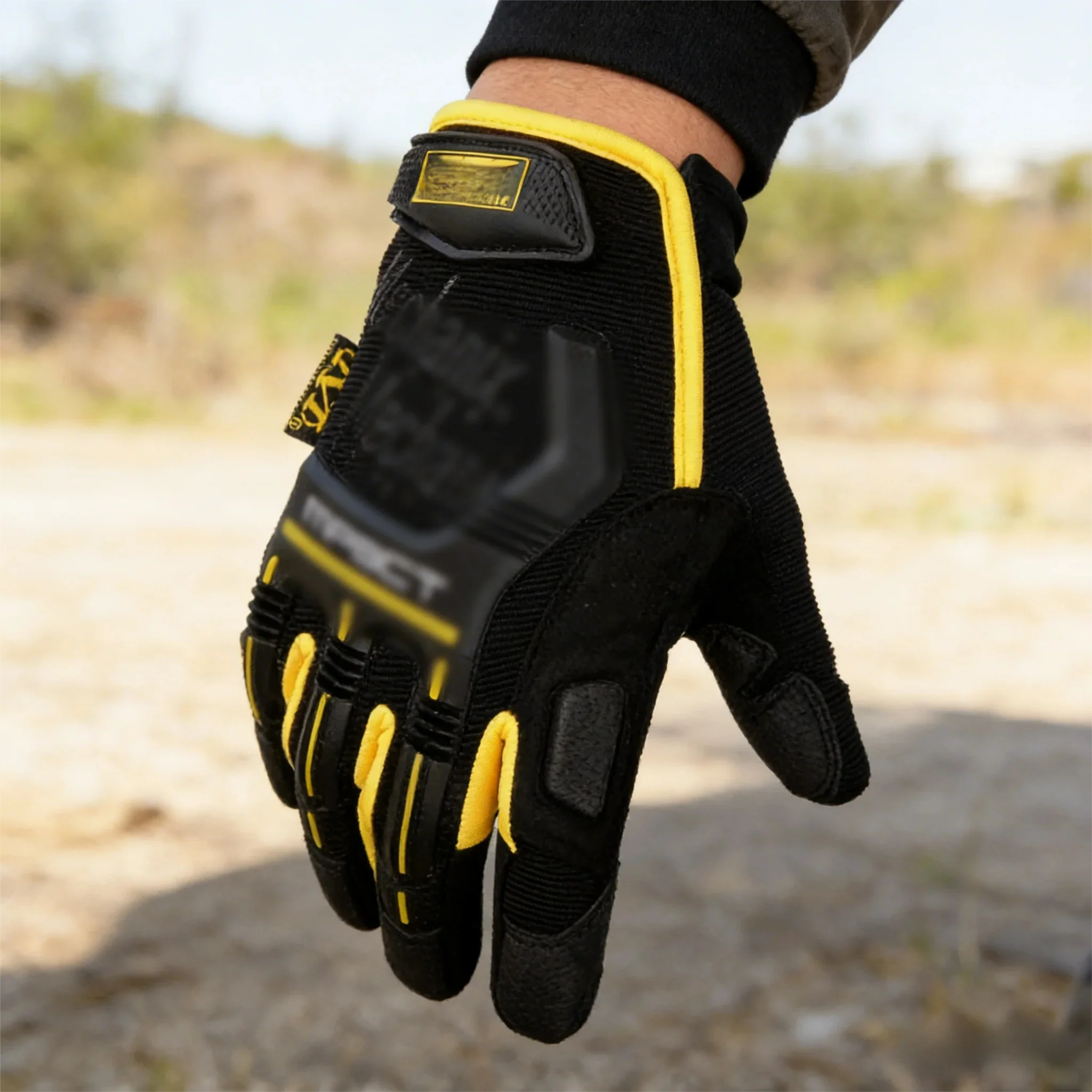 2026 New Outdoor Full-Finger Tactical Gloves Touchscreen Anti-Slip Impact Protection Cycling Work Hunting Training Gloves
