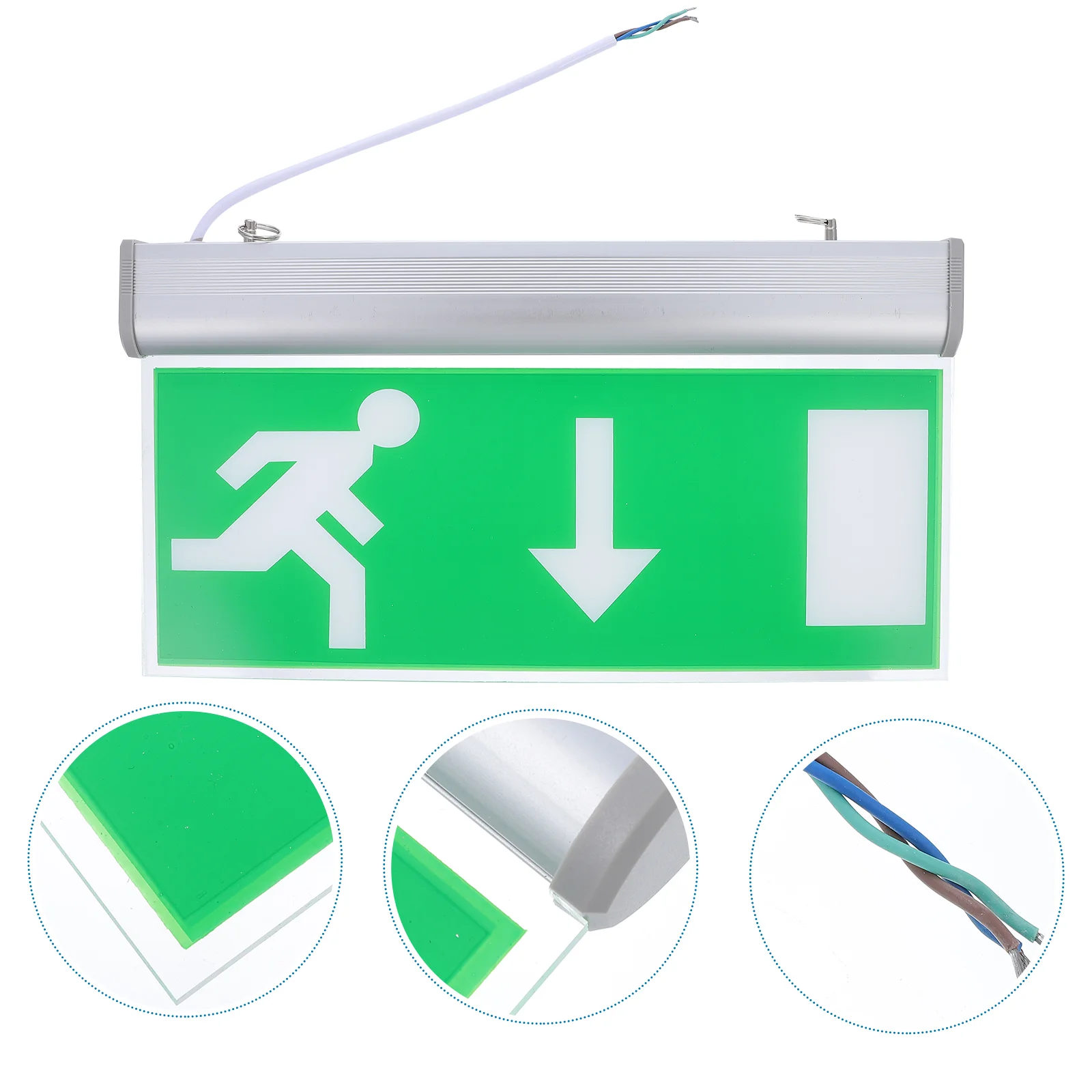 

Evacuation Signs Exit Direction Security Light Nightlight Safety Escape Indicator Emergency