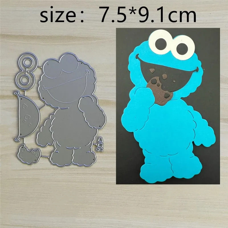 Cartoon Chocolate Bear Metal Cut Dies Stencils for Scrapbooking Stamp/Photo Album Decorative Embossing DIY Paper Cards