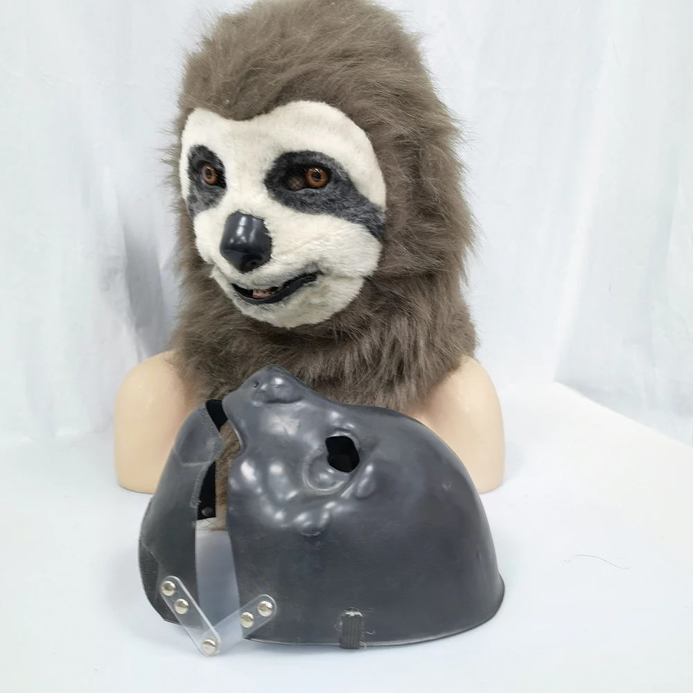 DIY Animal Moving Mouth Blank Mask  Mold DIY handmade  Sloth mold Set Package Make Your Own Halloween Pro